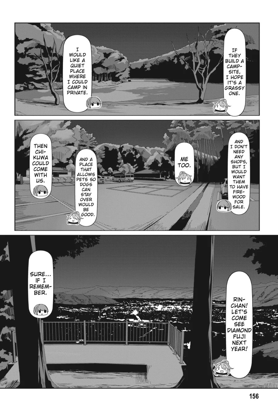 Yurucamp Chapter 92.5 page 23 - Chapter 92.5: Special Episode Rin and Nadeshiko's Lake Inaga Spring Camp