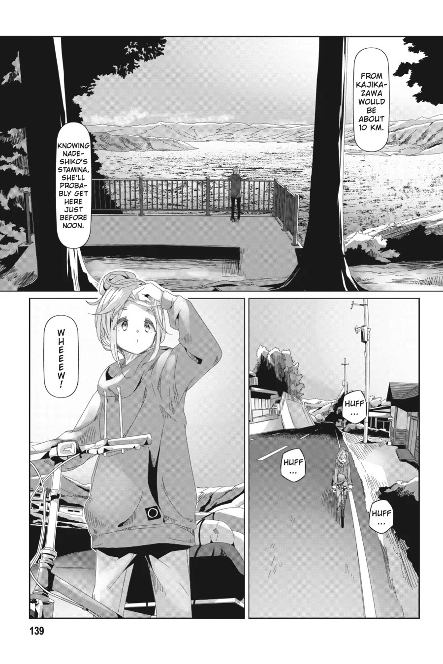 Yurucamp Chapter 92.5 page 7 - Chapter 92.5: Special Episode Rin and Nadeshiko's Lake Inaga Spring Camp