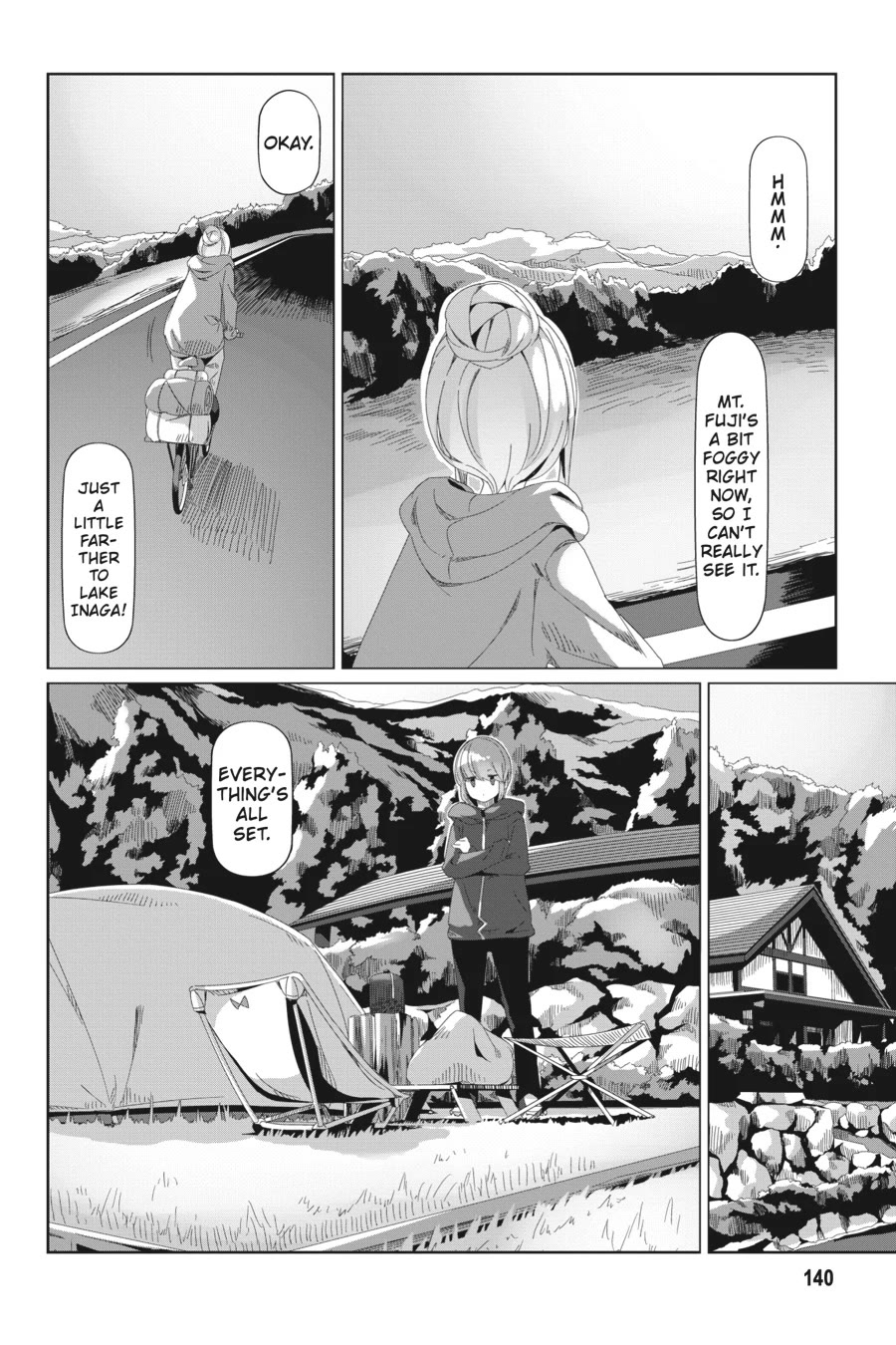 Yurucamp Chapter 92.5 page 8 - Chapter 92.5: Special Episode Rin and Nadeshiko's Lake Inaga Spring Camp