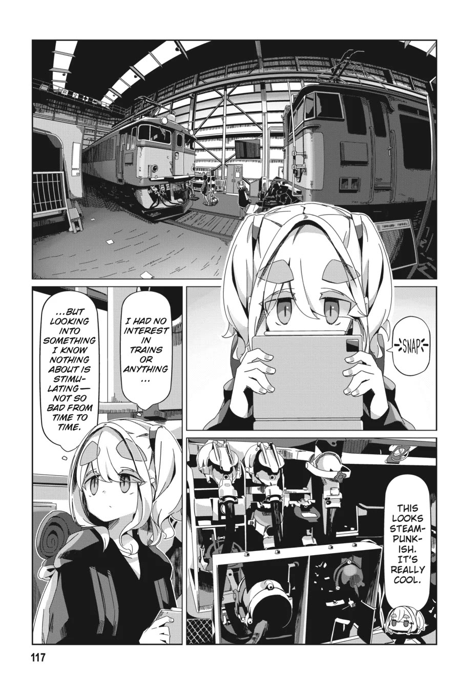 Yurucamp Chapter 92 page 11 - Chapter 92: Welcome to the Yokokawa Rail Museum