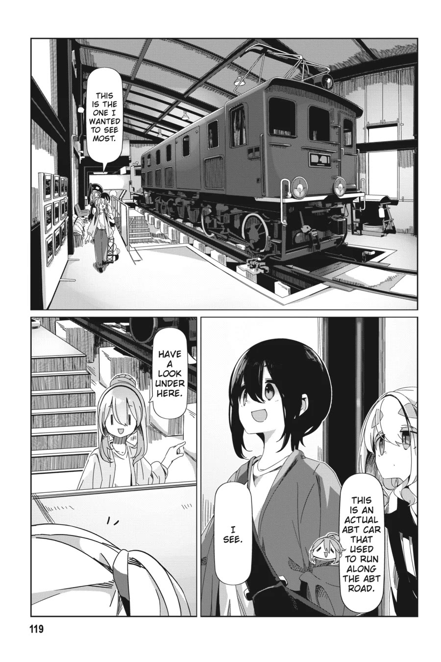Yurucamp Chapter 92 page 13 - Chapter 92: Welcome to the Yokokawa Rail Museum