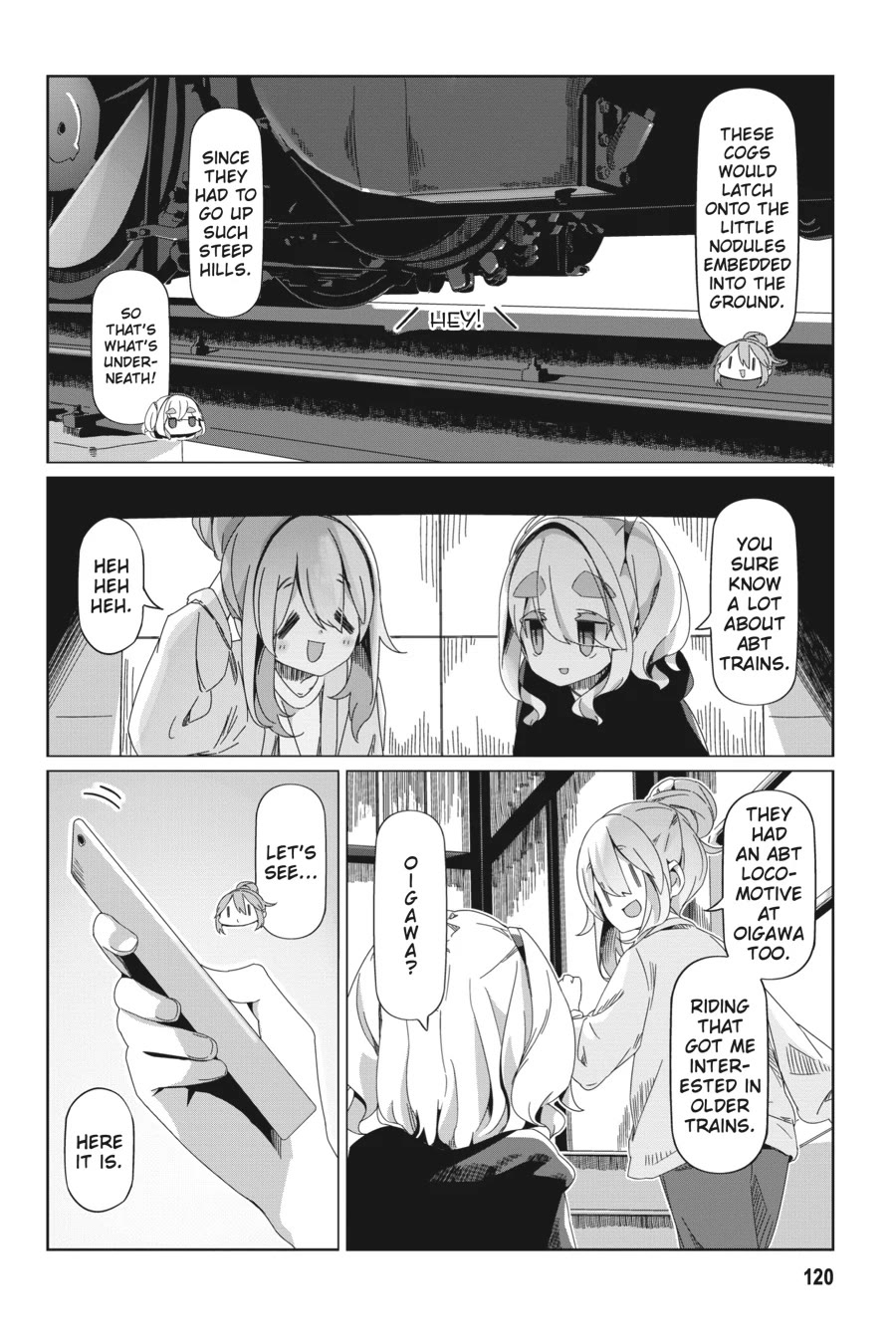 Yurucamp Chapter 92 page 14 - Chapter 92: Welcome to the Yokokawa Rail Museum