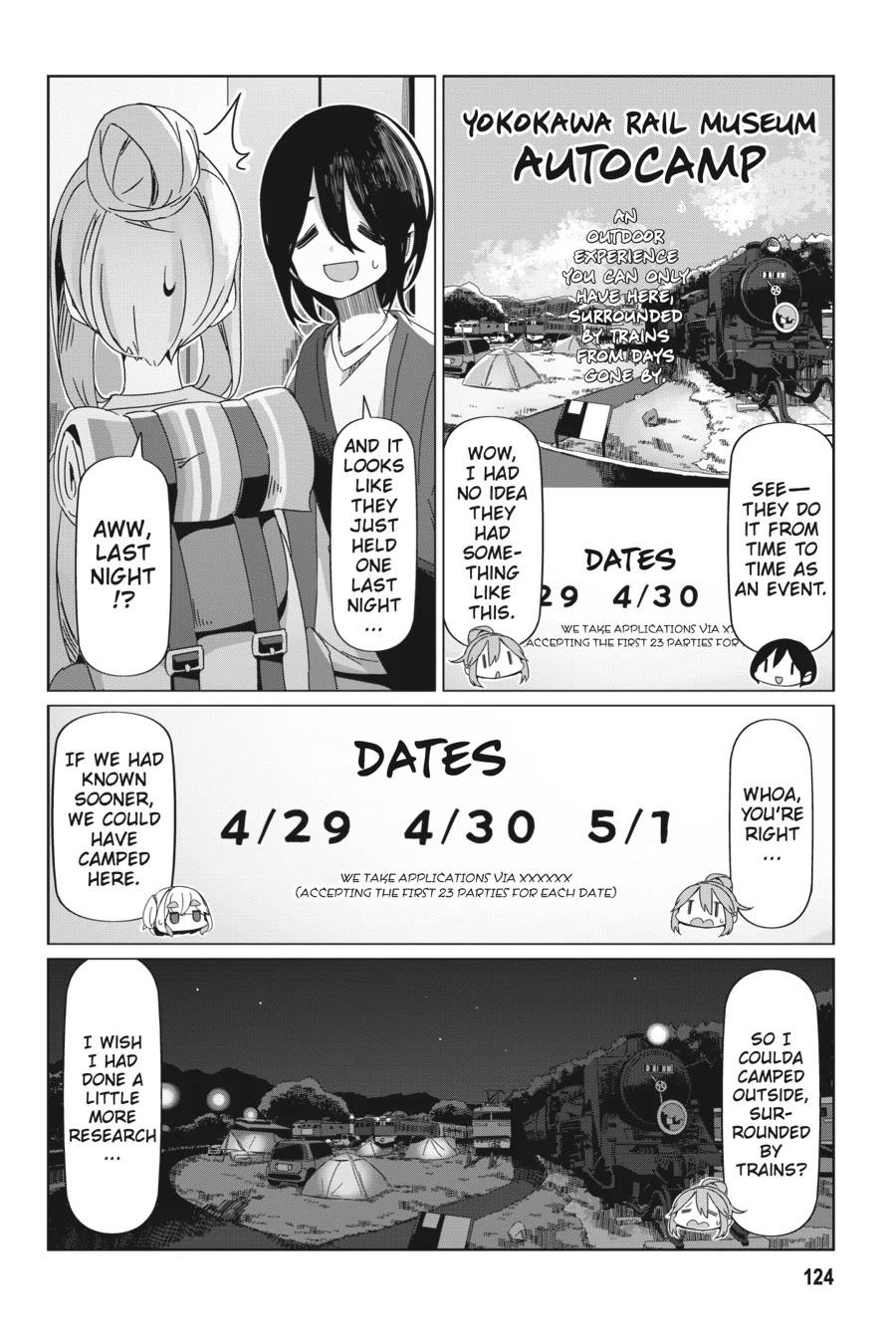 Yurucamp Chapter 92 page 18 - Chapter 92: Welcome to the Yokokawa Rail Museum