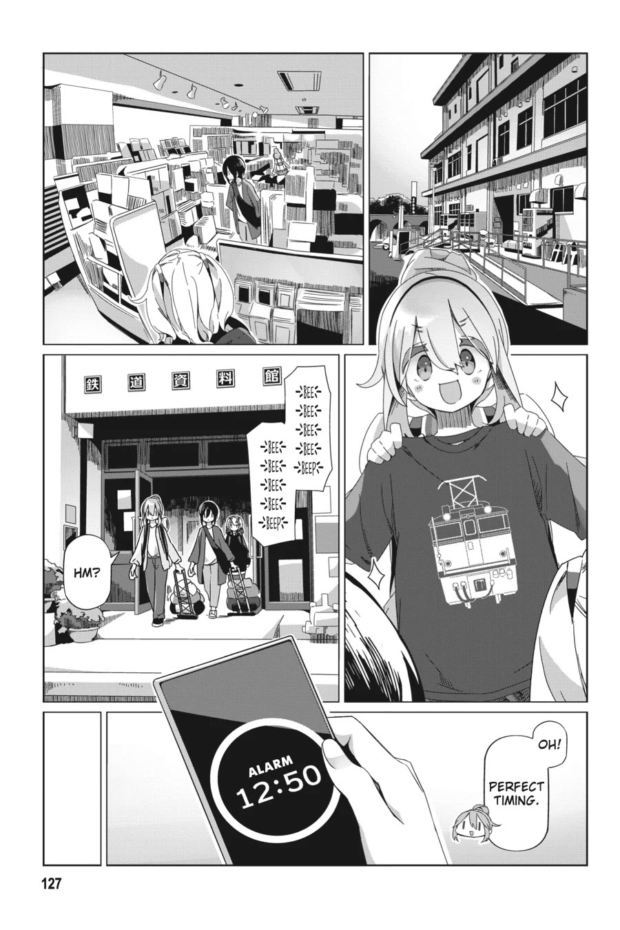 Yurucamp Chapter 92 page 21 - Chapter 92: Welcome to the Yokokawa Rail Museum