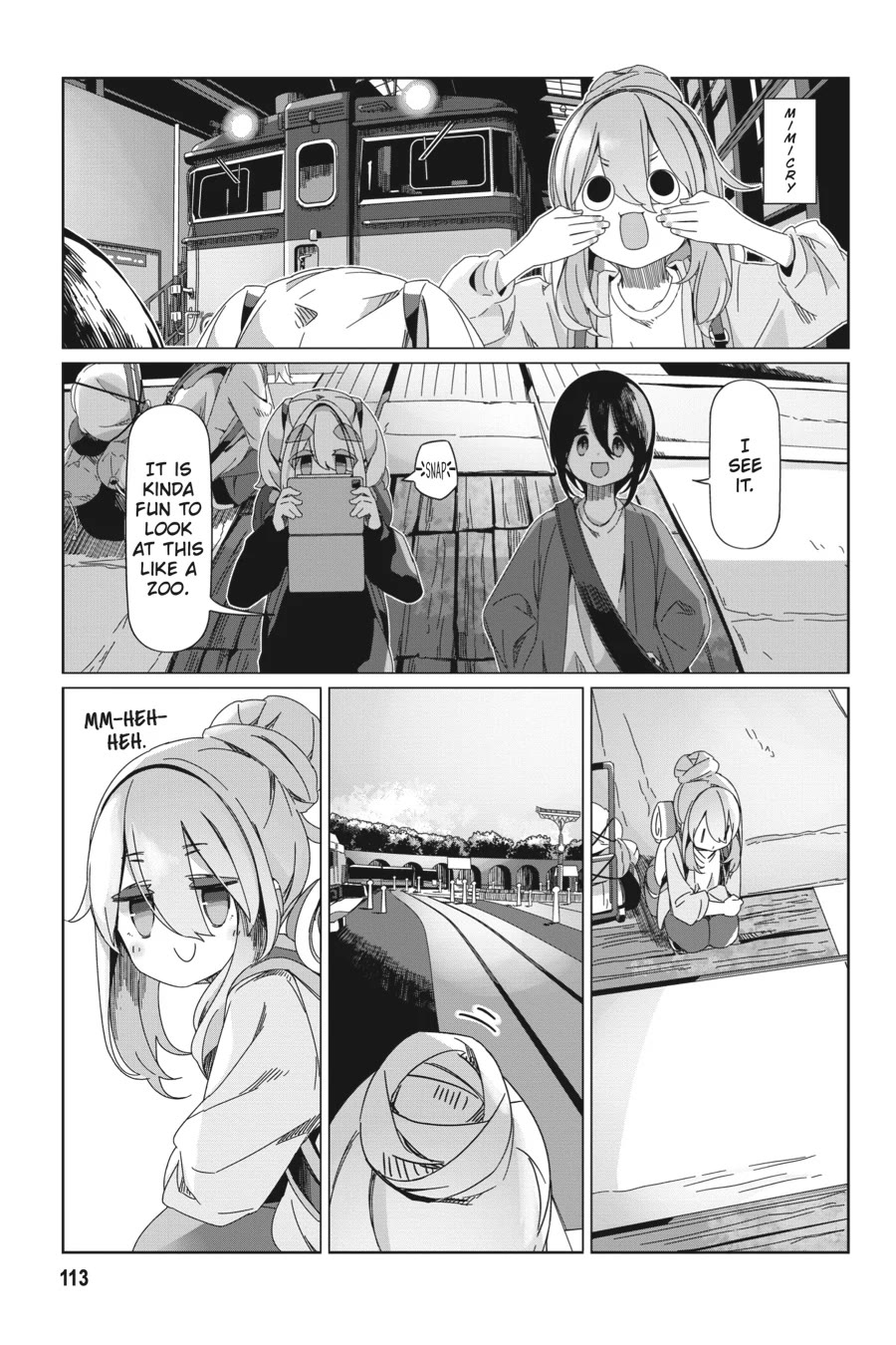 Yurucamp Chapter 92 page 7 - Chapter 92: Welcome to the Yokokawa Rail Museum