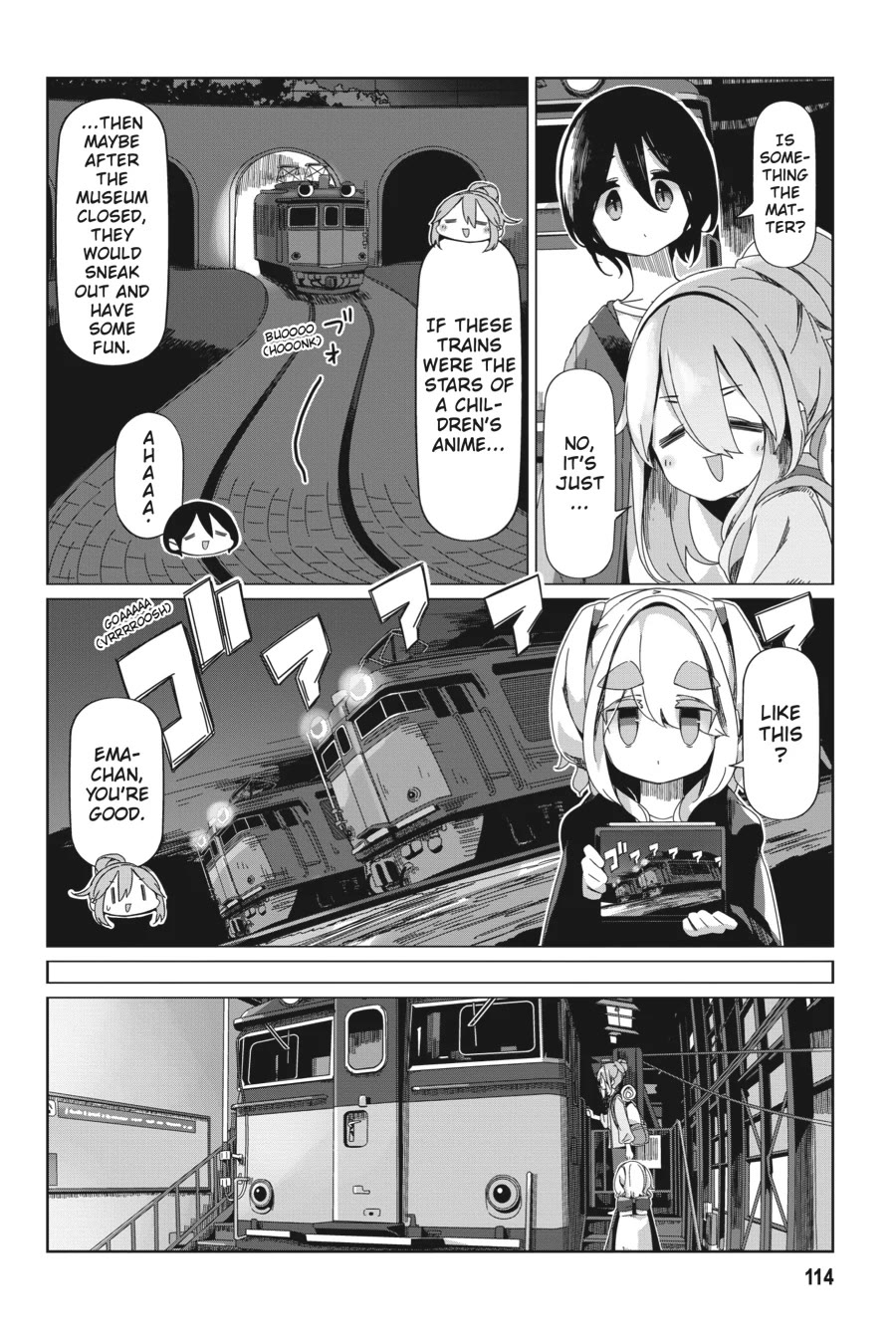 Yurucamp Chapter 92 page 8 - Chapter 92: Welcome to the Yokokawa Rail Museum