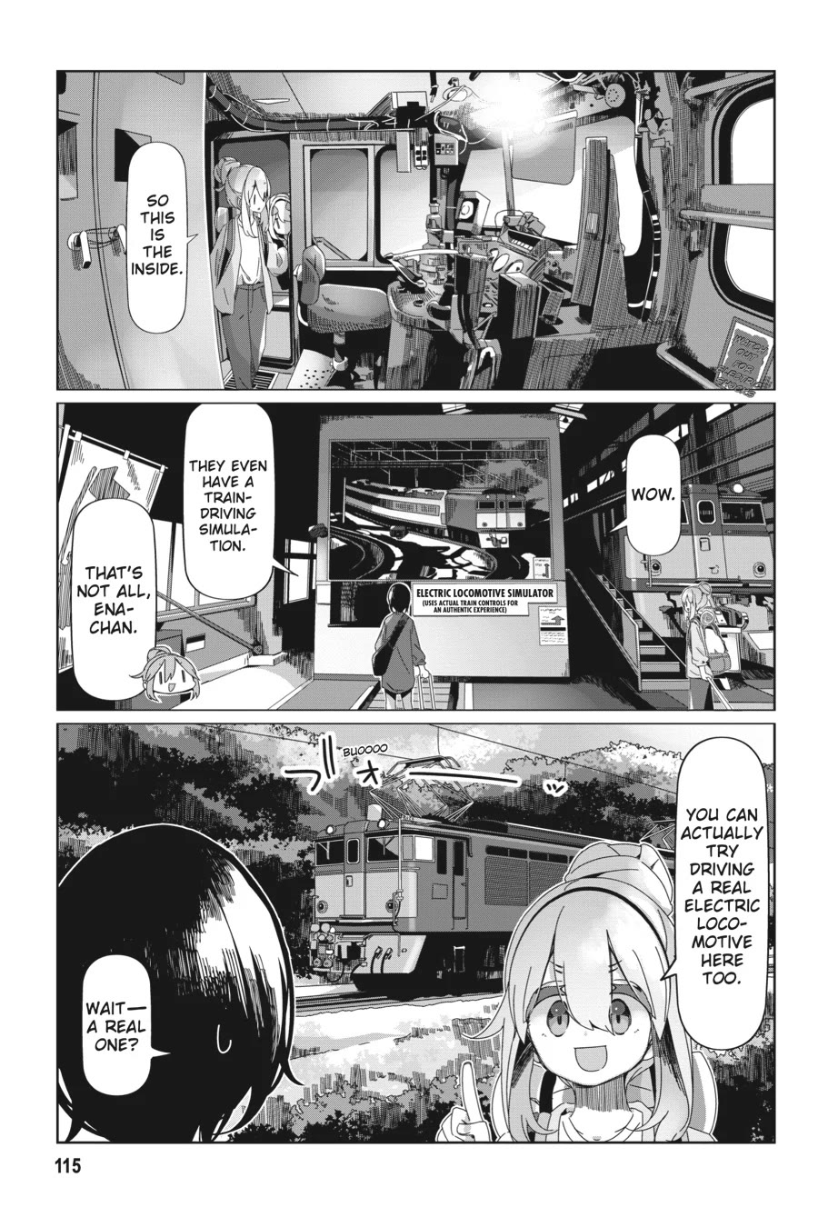 Yurucamp Chapter 92 page 9 - Chapter 92: Welcome to the Yokokawa Rail Museum