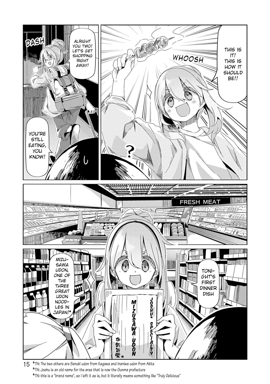 Yurucamp Chapter 93 page 17 - Chapter 93: Yaki Manju modification project