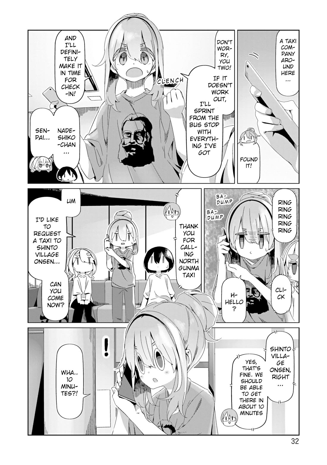 Yurucamp Chapter 94 page 4 - Chapter 94: Time is almost up! How far to the campground!?