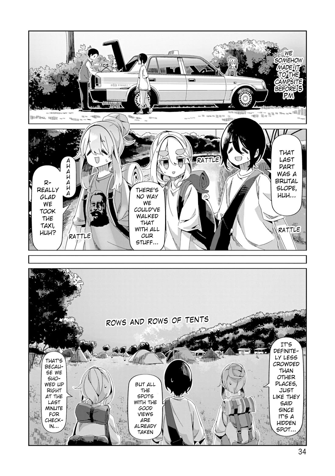 Yurucamp Chapter 94 page 6 - Chapter 94: Time is almost up! How far to the campground!?