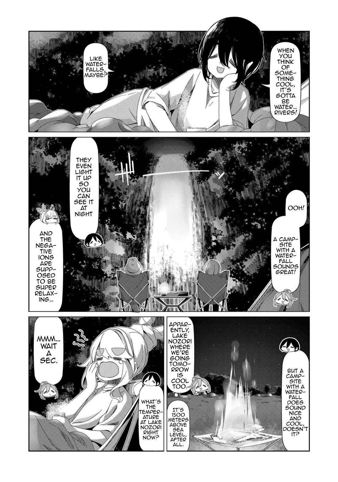 Yurucamp Chapter 95 page 12 - Chapter 95: A Night of Camping and the Mystery of Gummma