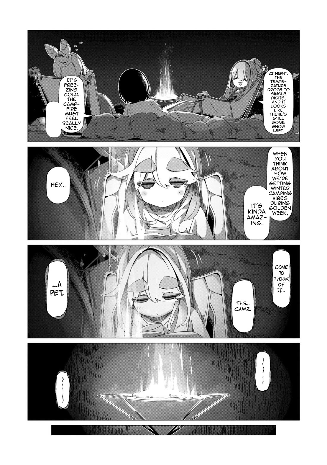 Yurucamp Chapter 95 page 13 - Chapter 95: A Night of Camping and the Mystery of Gummma