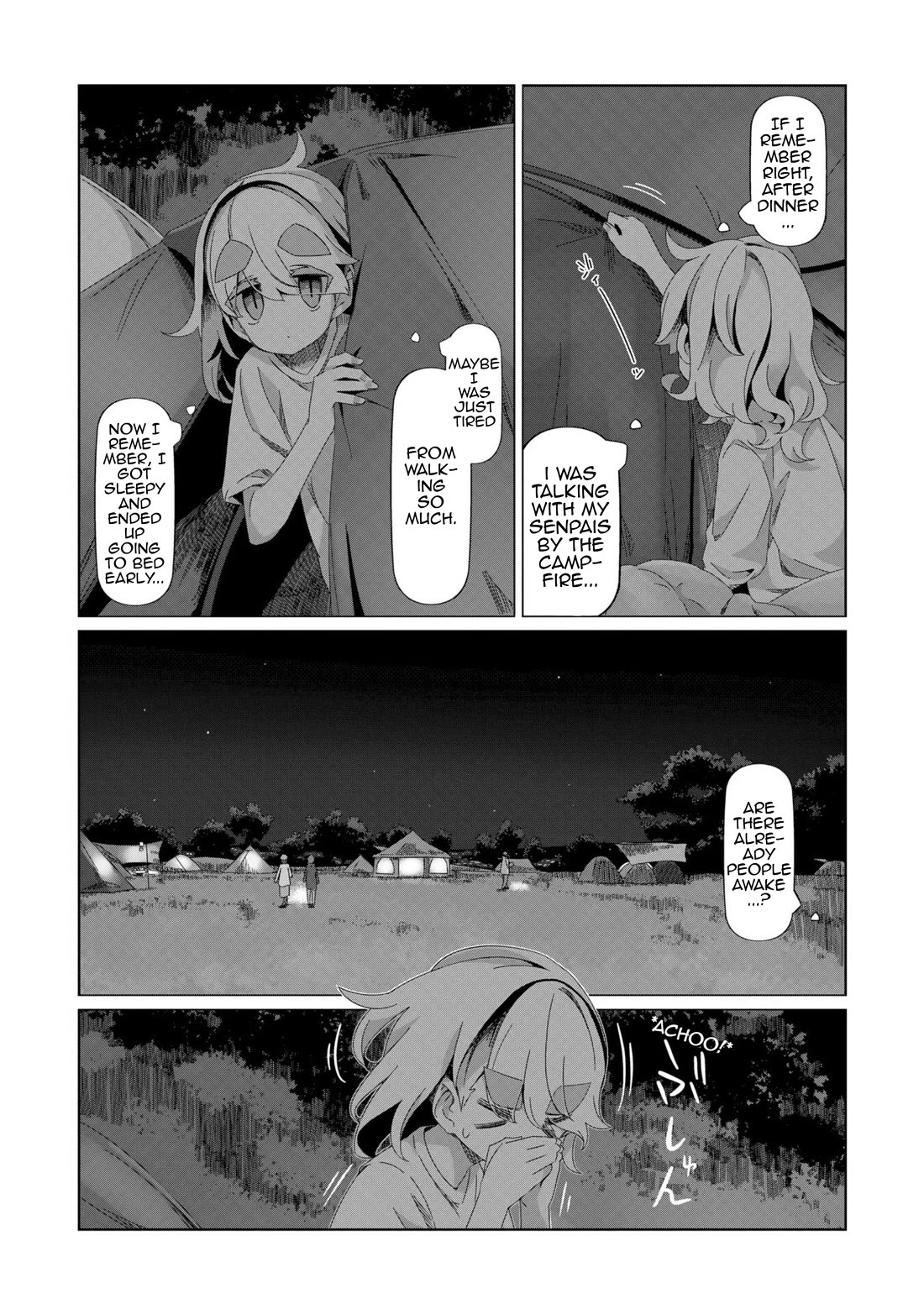 Yurucamp Chapter 95 page 15 - Chapter 95: A Night of Camping and the Mystery of Gummma