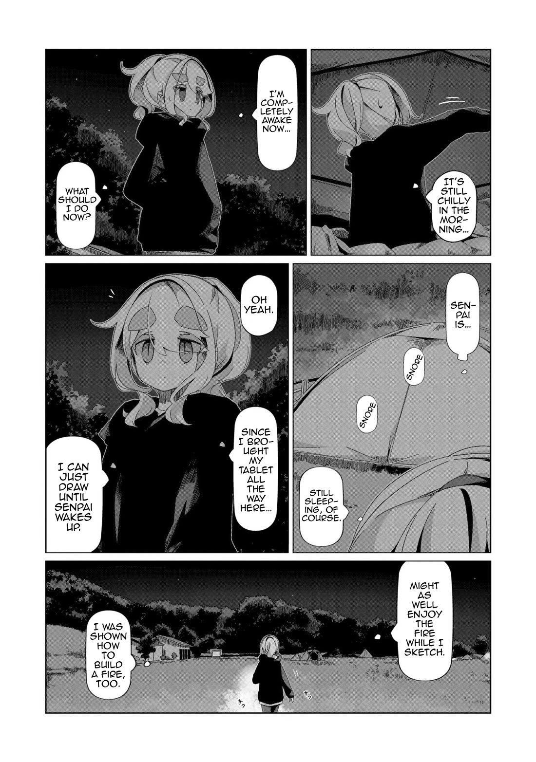 Yurucamp Chapter 95 page 16 - Chapter 95: A Night of Camping and the Mystery of Gummma