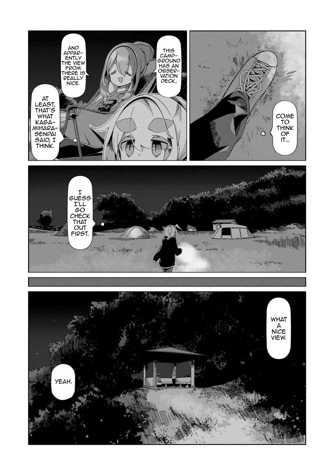 Yurucamp Chapter 95 page 17 - Chapter 95: A Night of Camping and the Mystery of Gummma