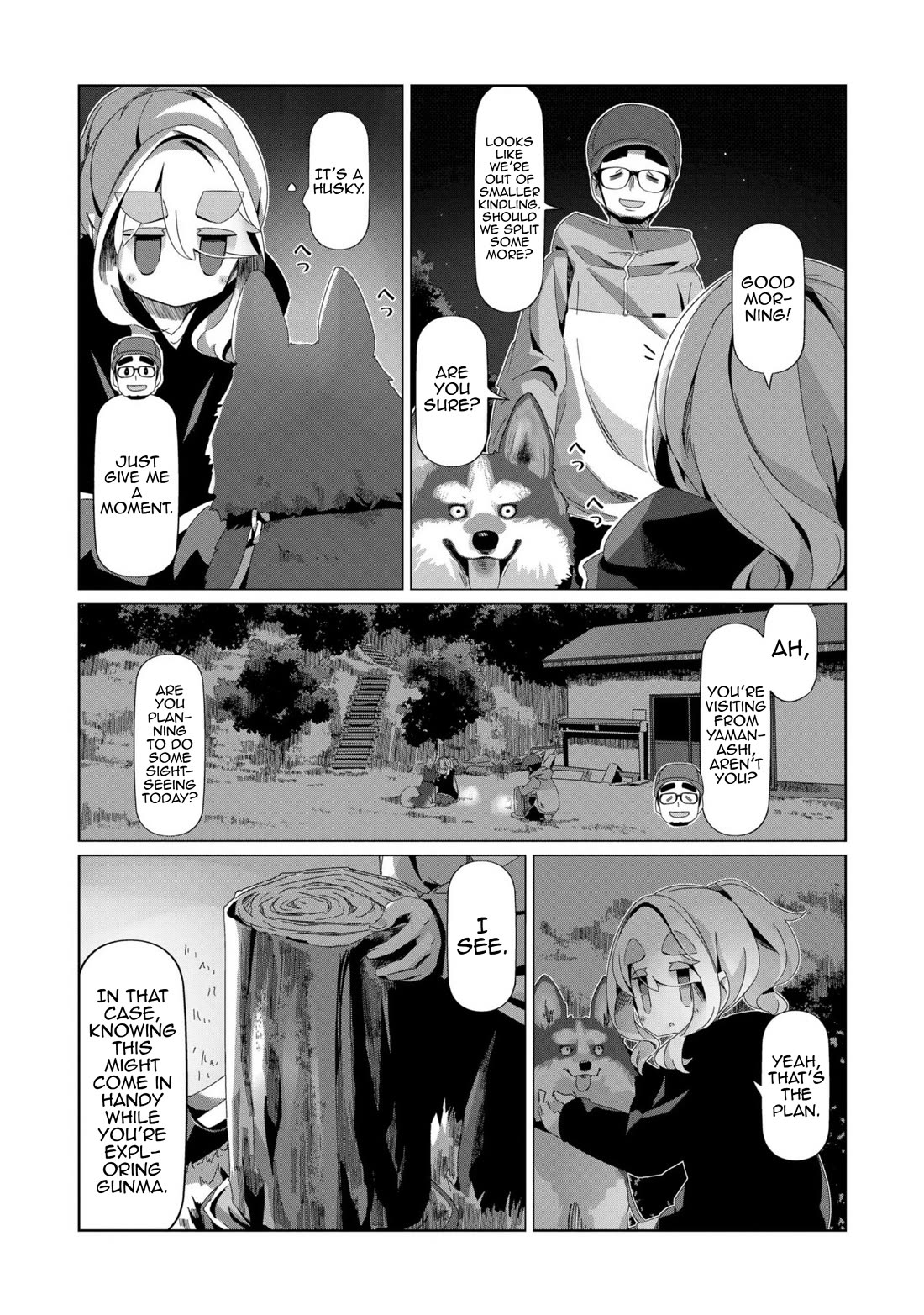 Yurucamp Chapter 95 page 21 - Chapter 95: A Night of Camping and the Mystery of Gummma