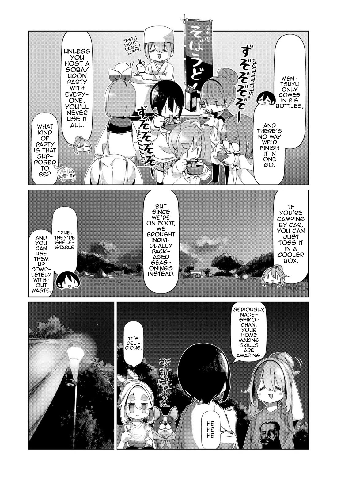 Yurucamp Chapter 95 page 9 - Chapter 95: A Night of Camping and the Mystery of Gummma