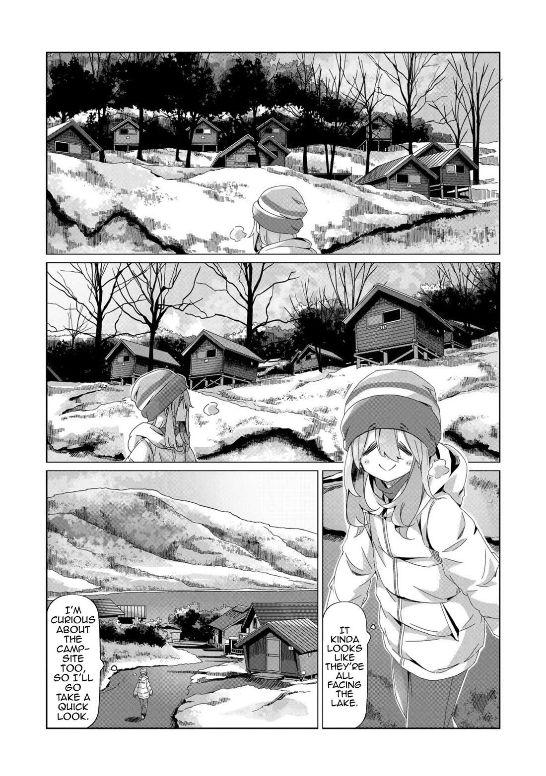 Yurucamp Chapter 97 page 15 - Chapter 97: Early Summer Winter Scenery at Lake Nozori