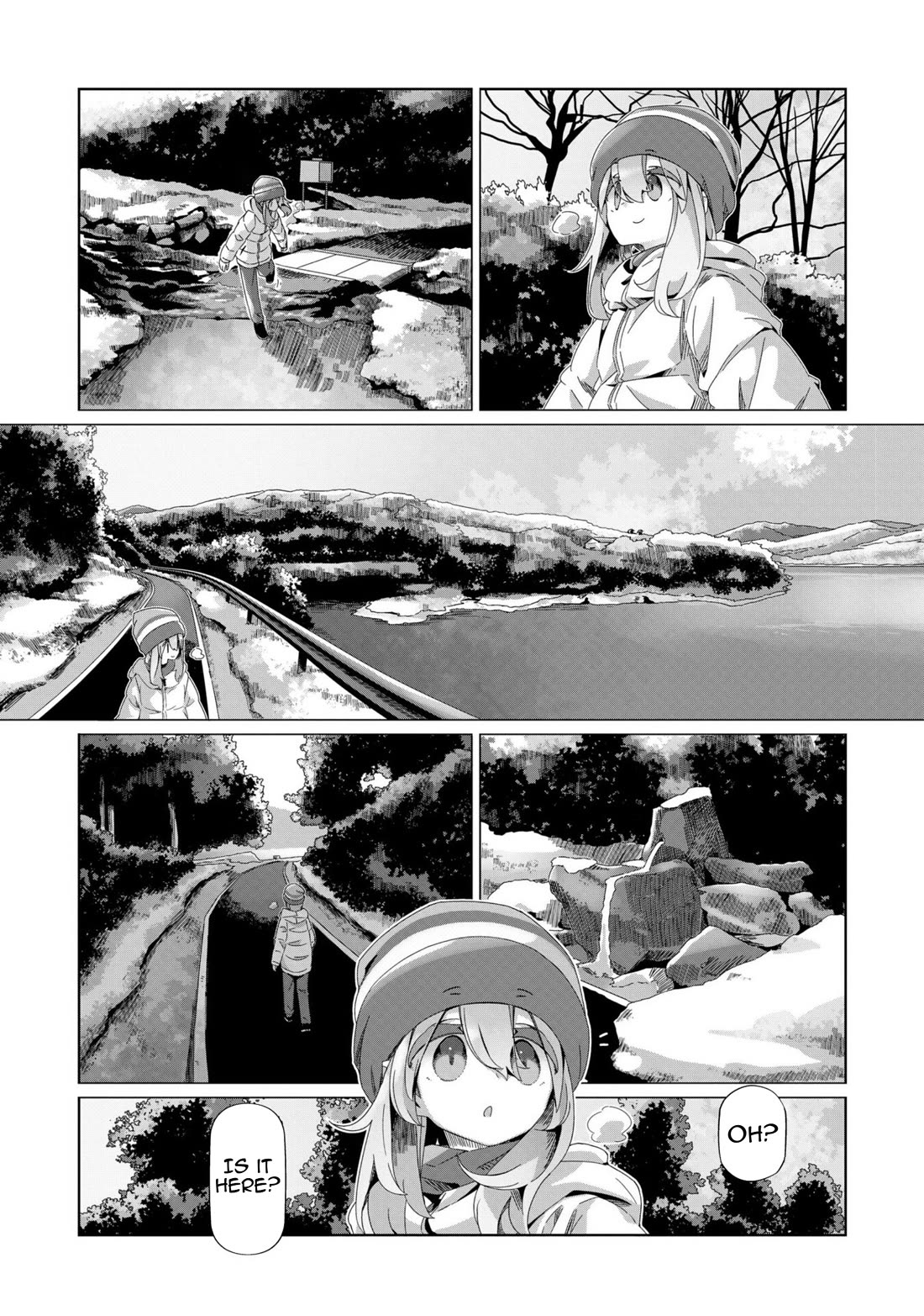 Yurucamp Chapter 97 page 17 - Chapter 97: Early Summer Winter Scenery at Lake Nozori