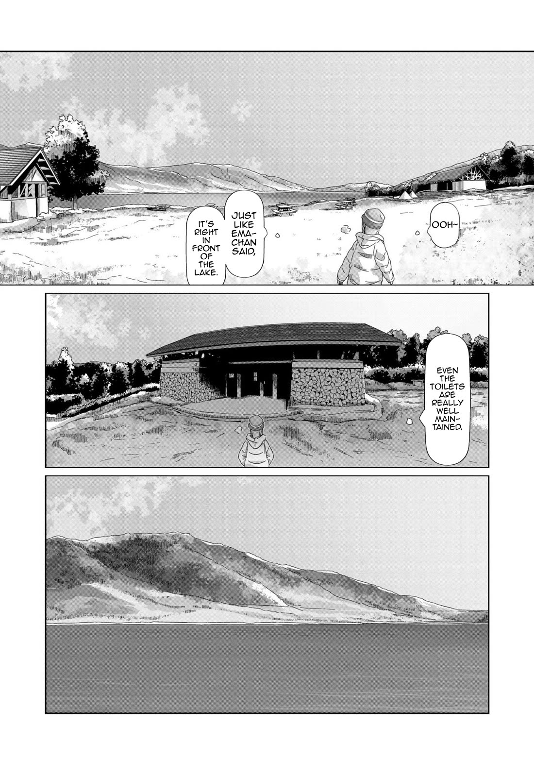 Yurucamp Chapter 97 page 18 - Chapter 97: Early Summer Winter Scenery at Lake Nozori