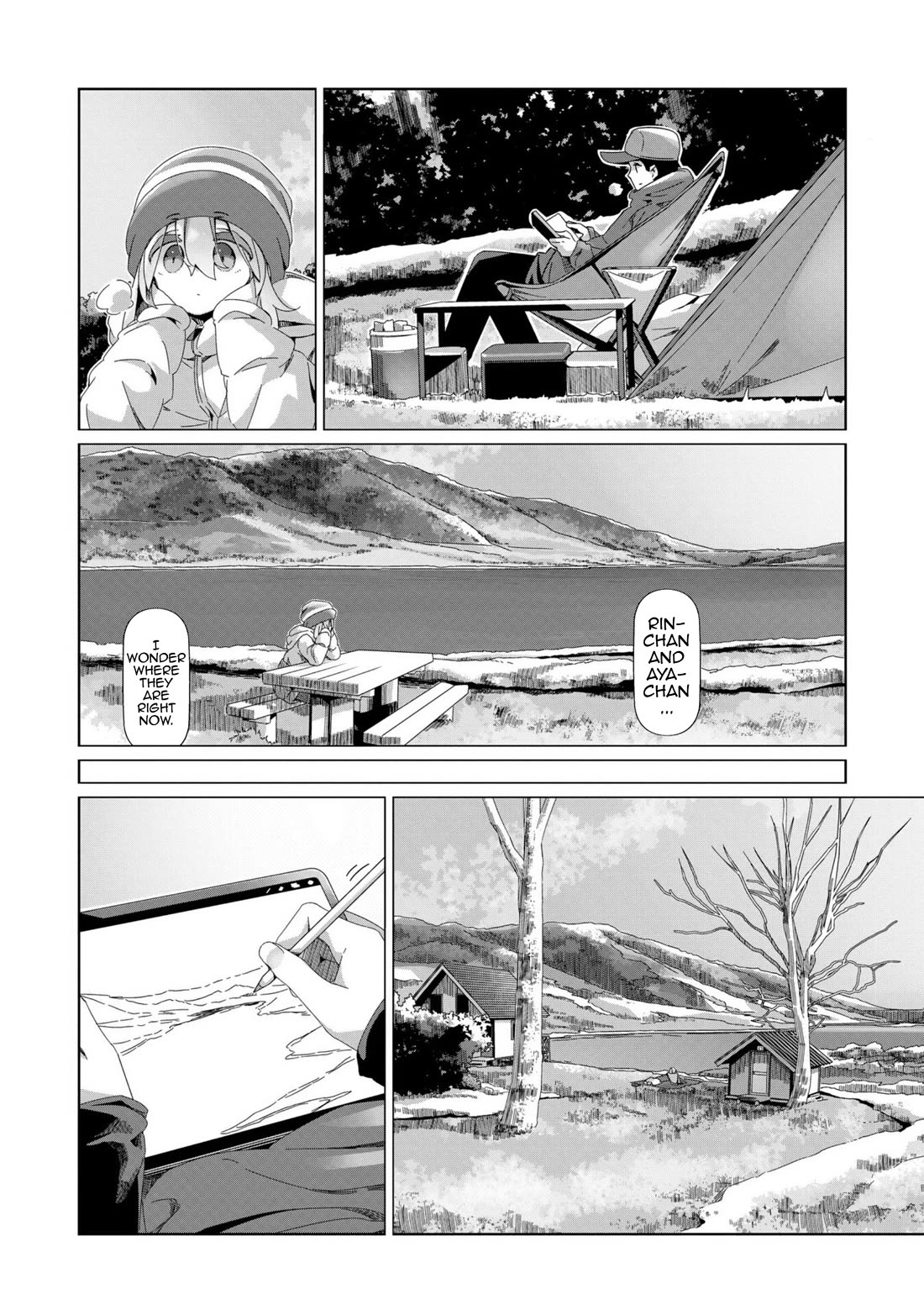 Yurucamp Chapter 97 page 20 - Chapter 97: Early Summer Winter Scenery at Lake Nozori