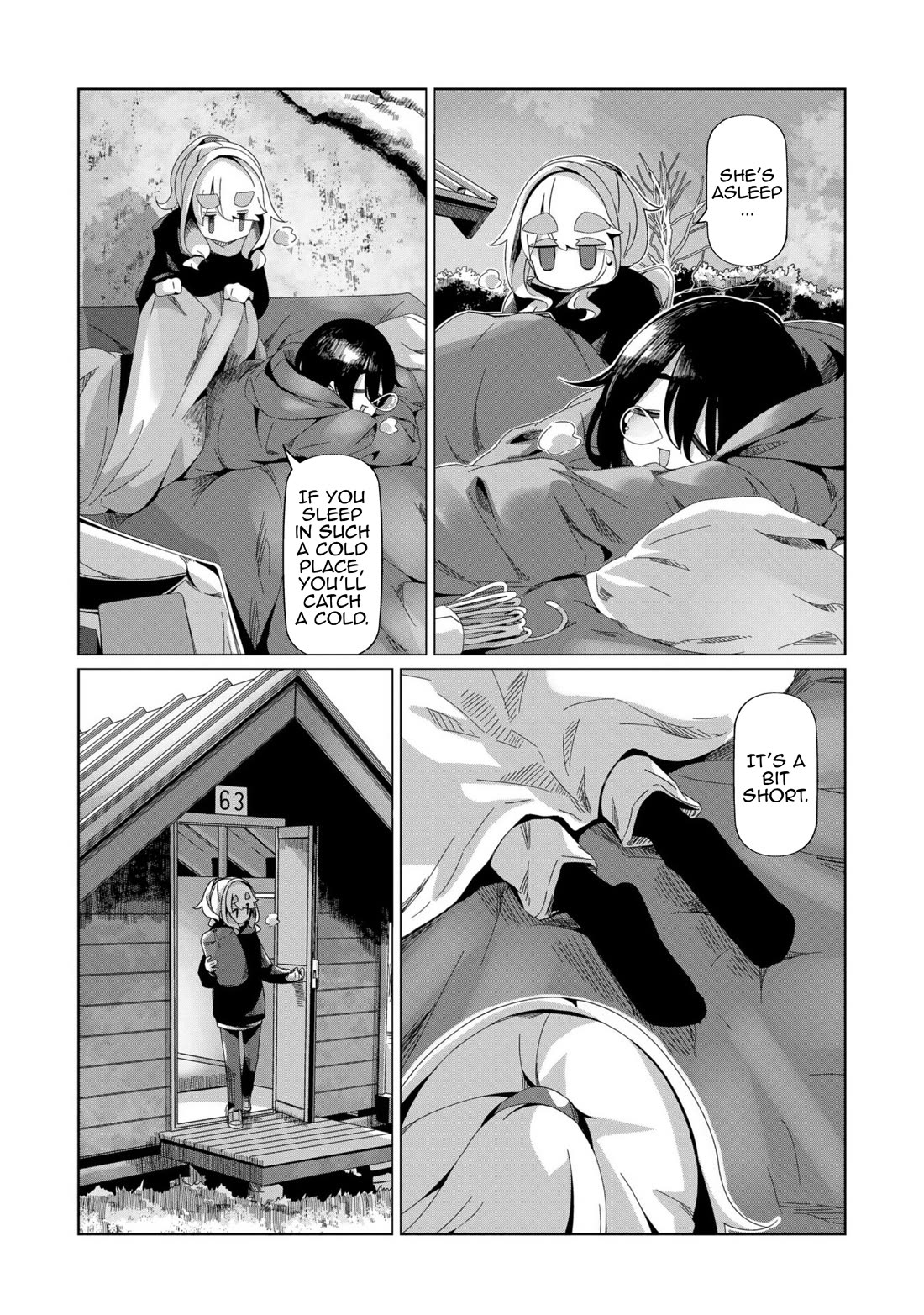 Yurucamp Chapter 97 page 22 - Chapter 97: Early Summer Winter Scenery at Lake Nozori