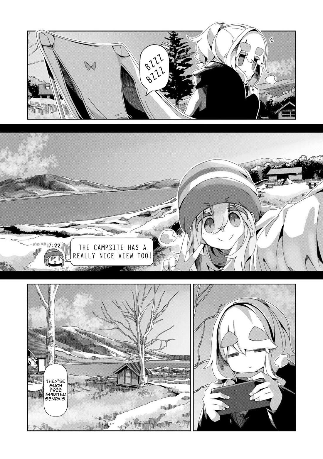 Yurucamp Chapter 97 page 24 - Chapter 97: Early Summer Winter Scenery at Lake Nozori