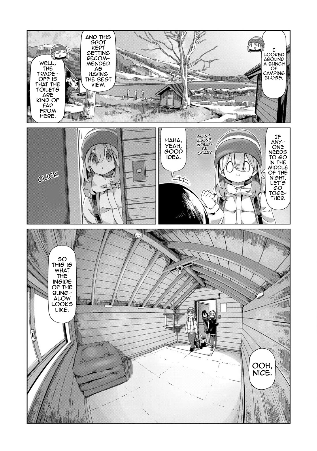 Yurucamp Chapter 97 page 7 - Chapter 97: Early Summer Winter Scenery at Lake Nozori