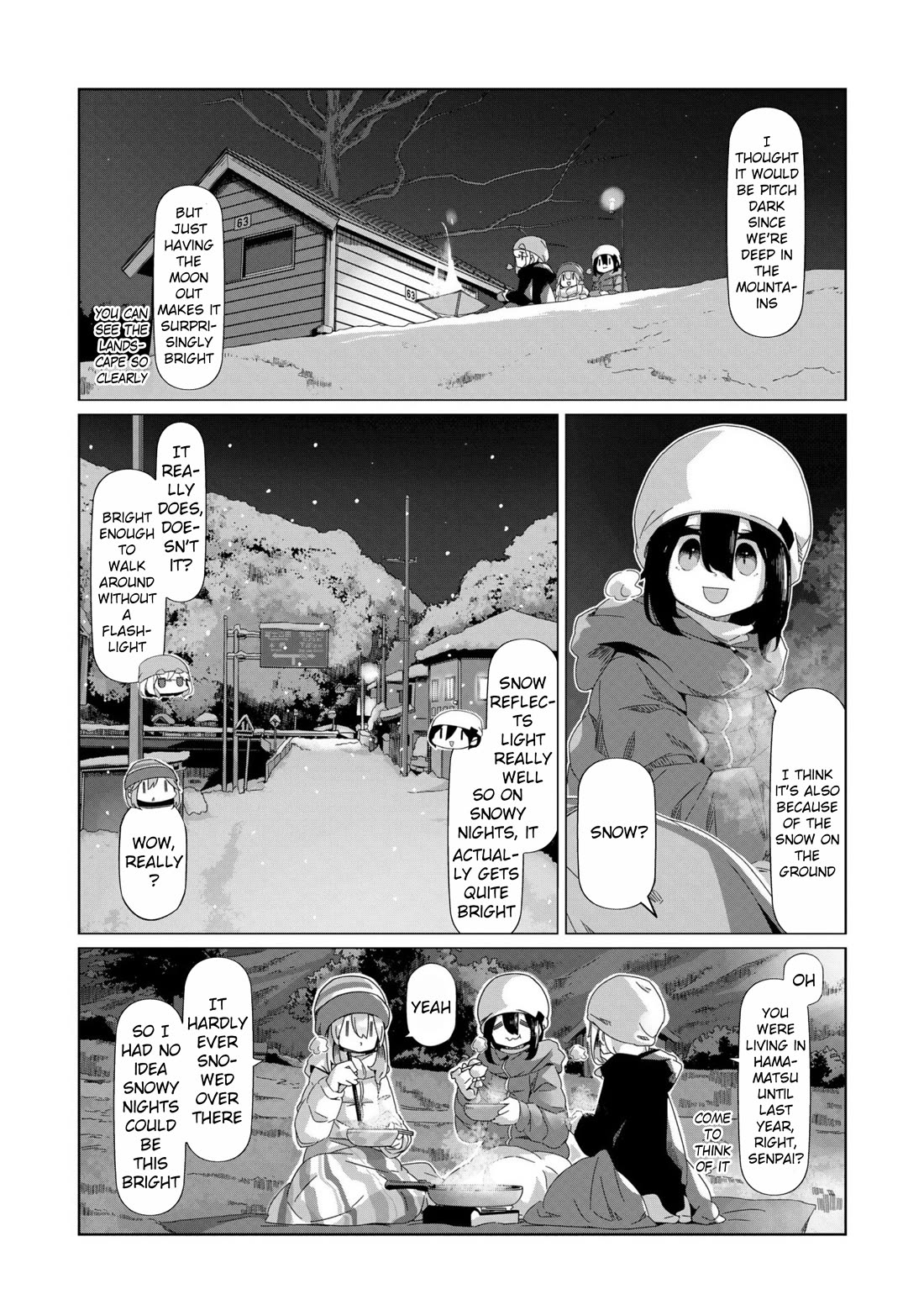 Yurucamp Chapter 98 page 10 - Chapter 98: The end of the trip and the night at Lake Nozori