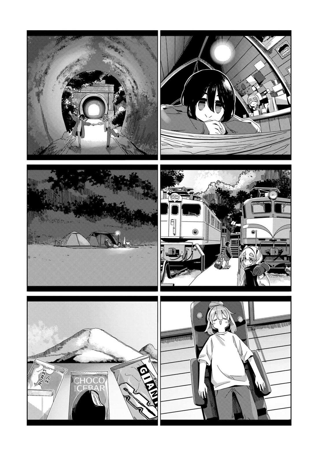 Yurucamp Chapter 98 page 19 - Chapter 98: The end of the trip and the night at Lake Nozori