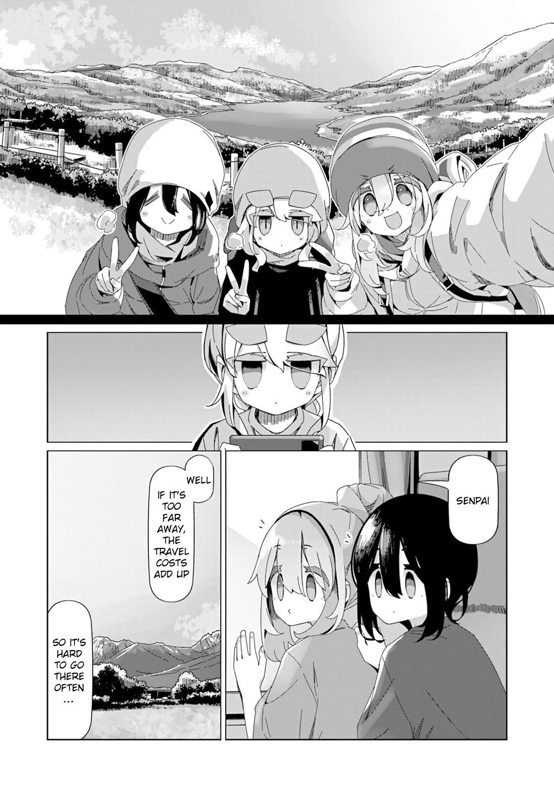Yurucamp Chapter 98 page 23 - Chapter 98: The end of the trip and the night at Lake Nozori