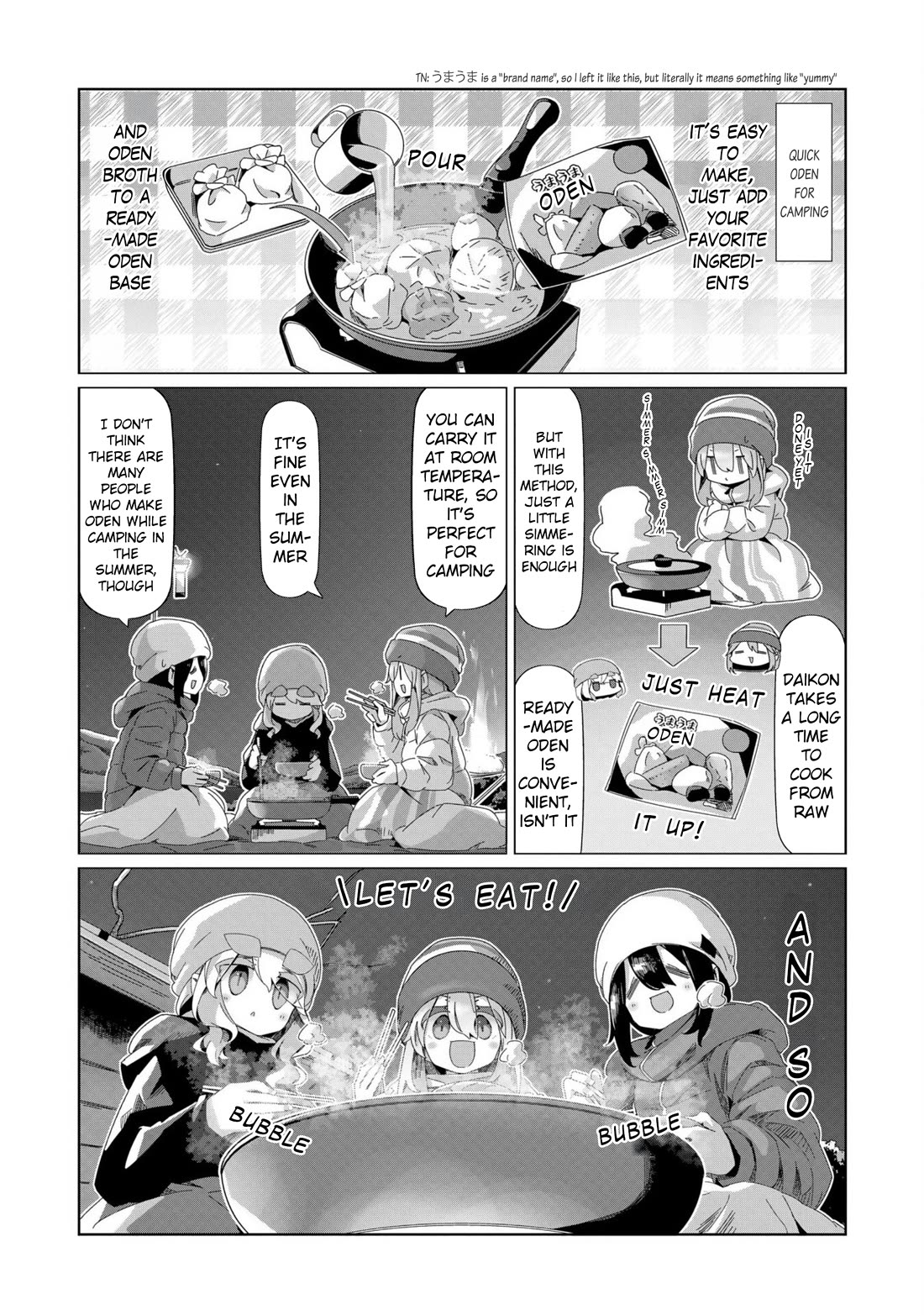 Yurucamp Chapter 98 page 3 - Chapter 98: The end of the trip and the night at Lake Nozori