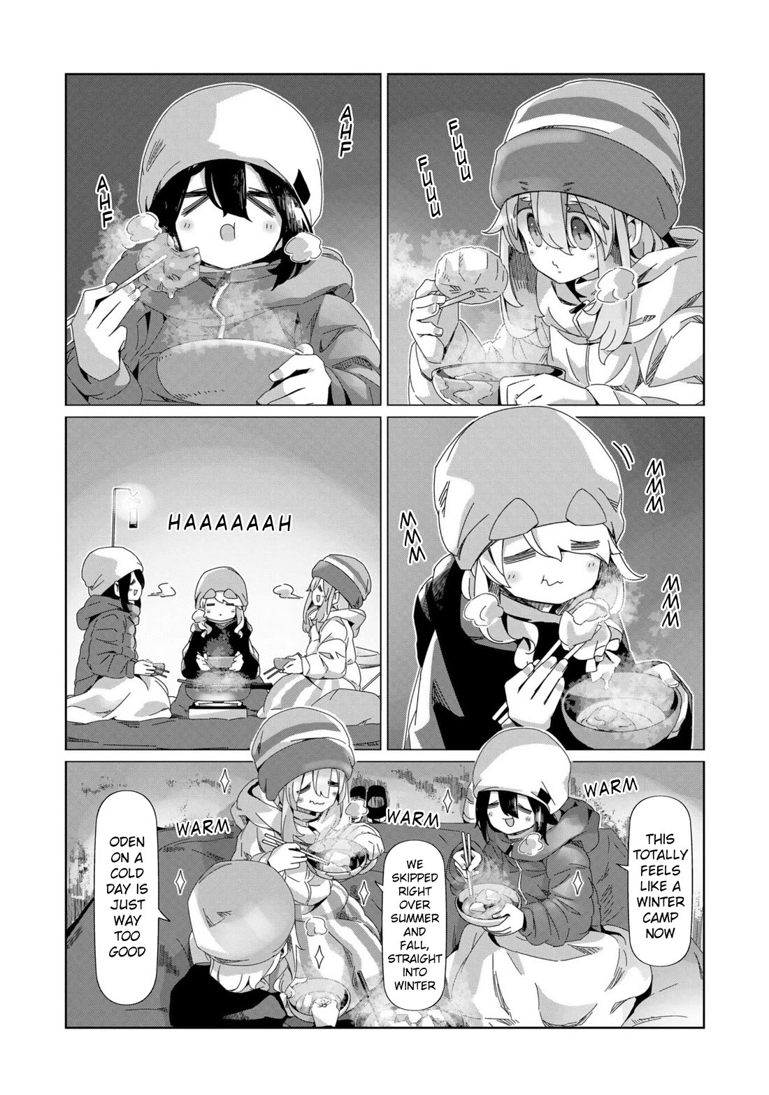 Yurucamp Chapter 98 page 4 - Chapter 98: The end of the trip and the night at Lake Nozori