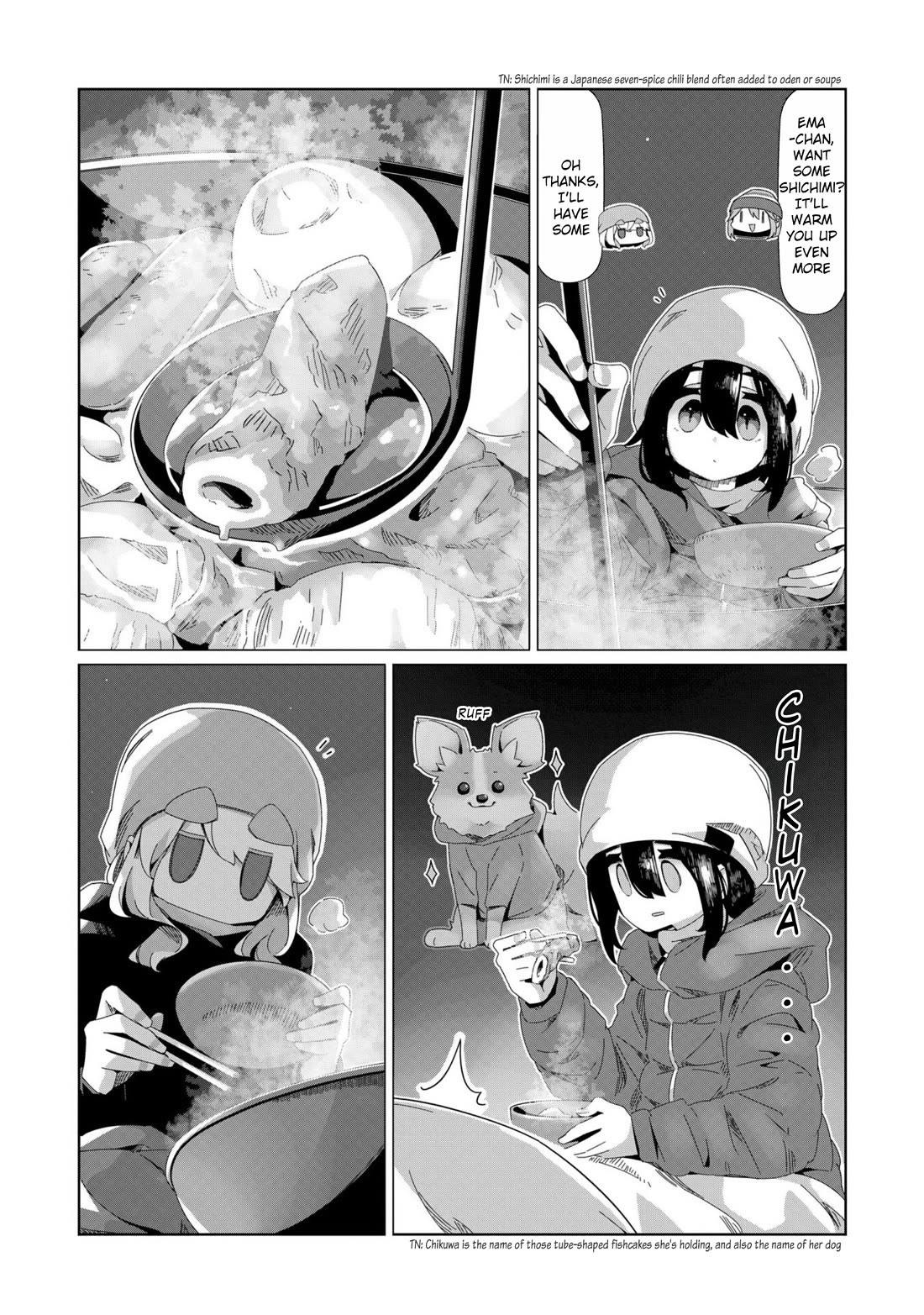 Yurucamp Chapter 98 page 5 - Chapter 98: The end of the trip and the night at Lake Nozori