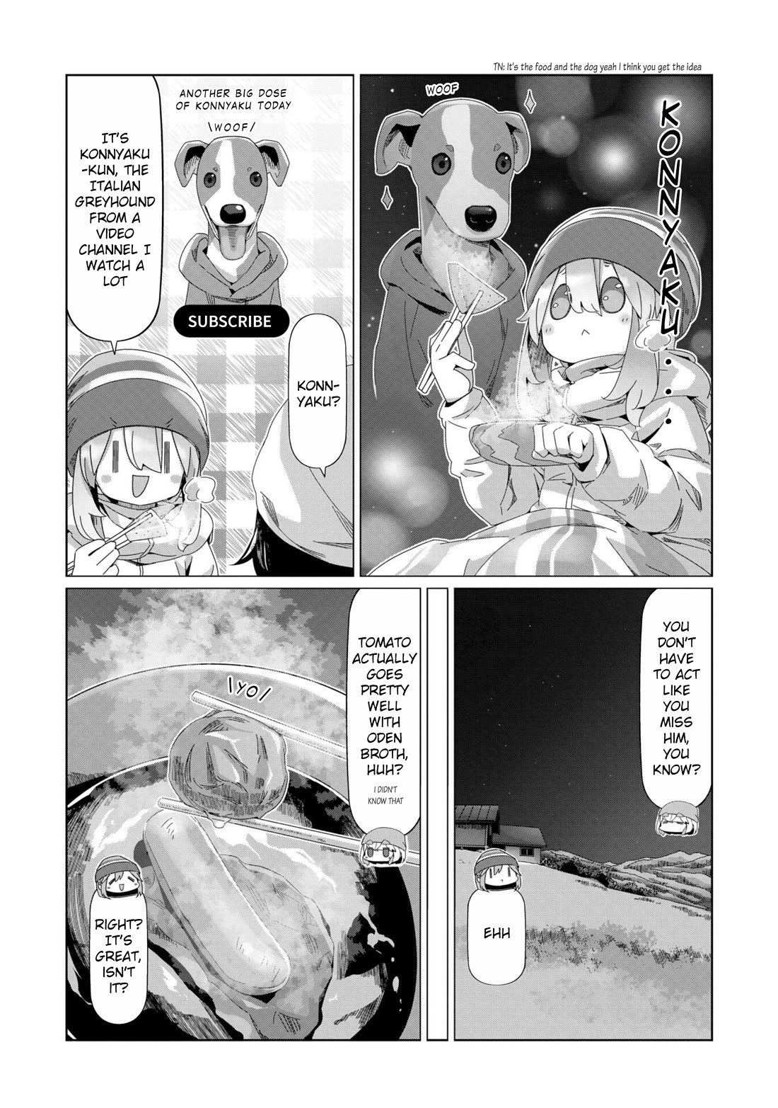 Yurucamp Chapter 98 page 7 - Chapter 98: The end of the trip and the night at Lake Nozori