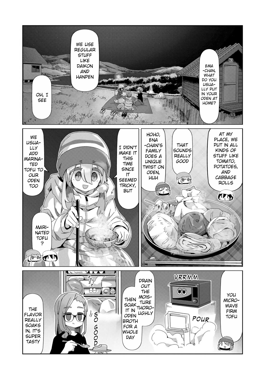 Yurucamp Chapter 98 page 8 - Chapter 98: The end of the trip and the night at Lake Nozori