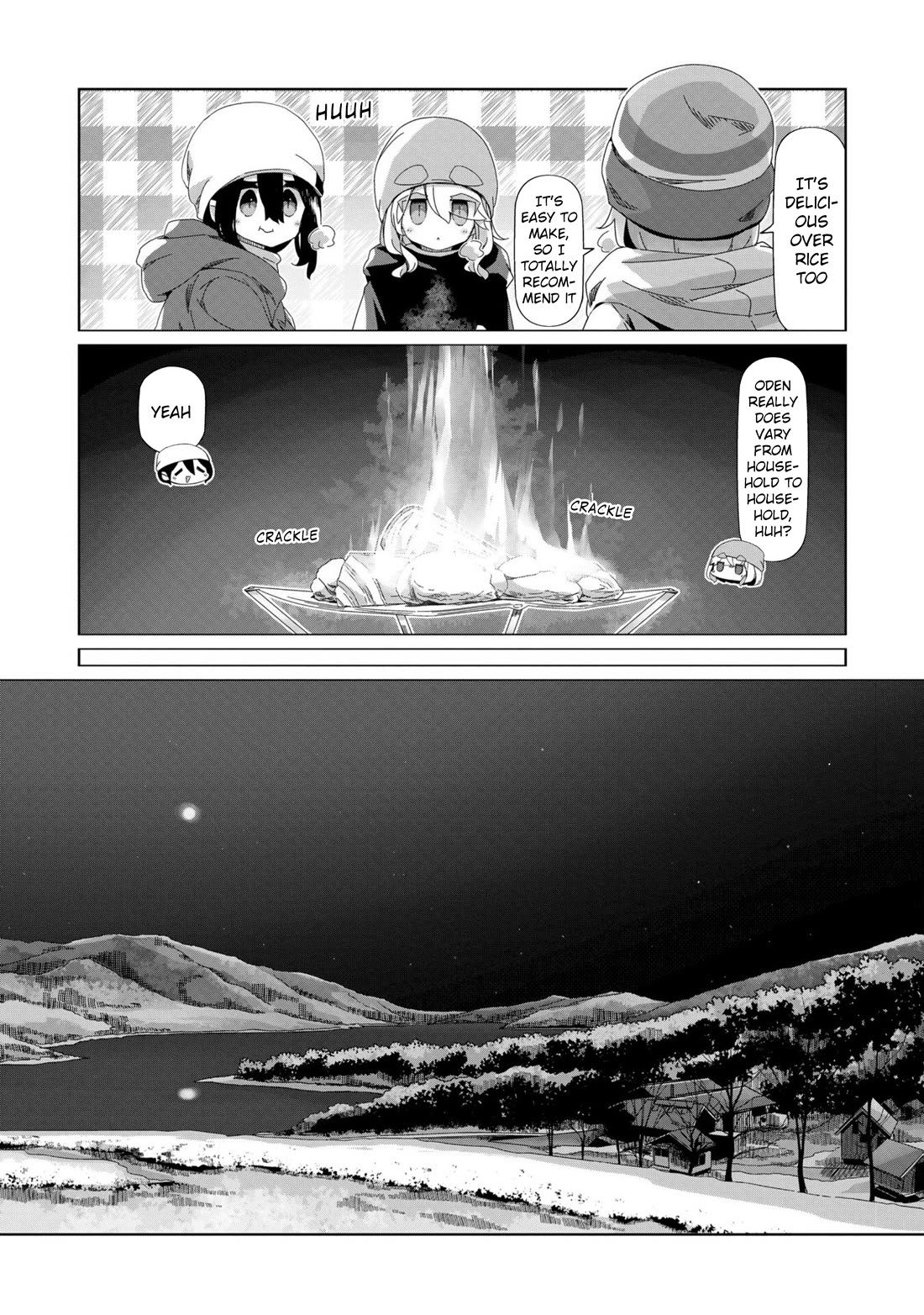 Yurucamp Chapter 98 page 9 - Chapter 98: The end of the trip and the night at Lake Nozori