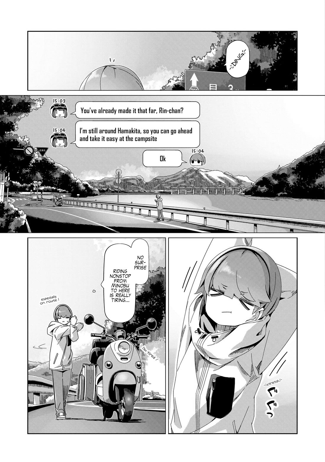 Yurucamp Chapter 99 page 12 - Chapter 99: How Much Farther To Lake Suwa