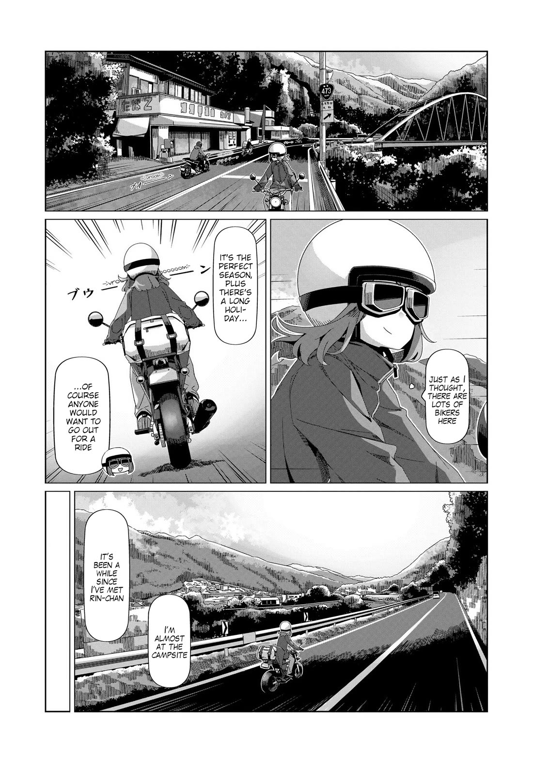Yurucamp Chapter 99 page 14 - Chapter 99: How Much Farther To Lake Suwa