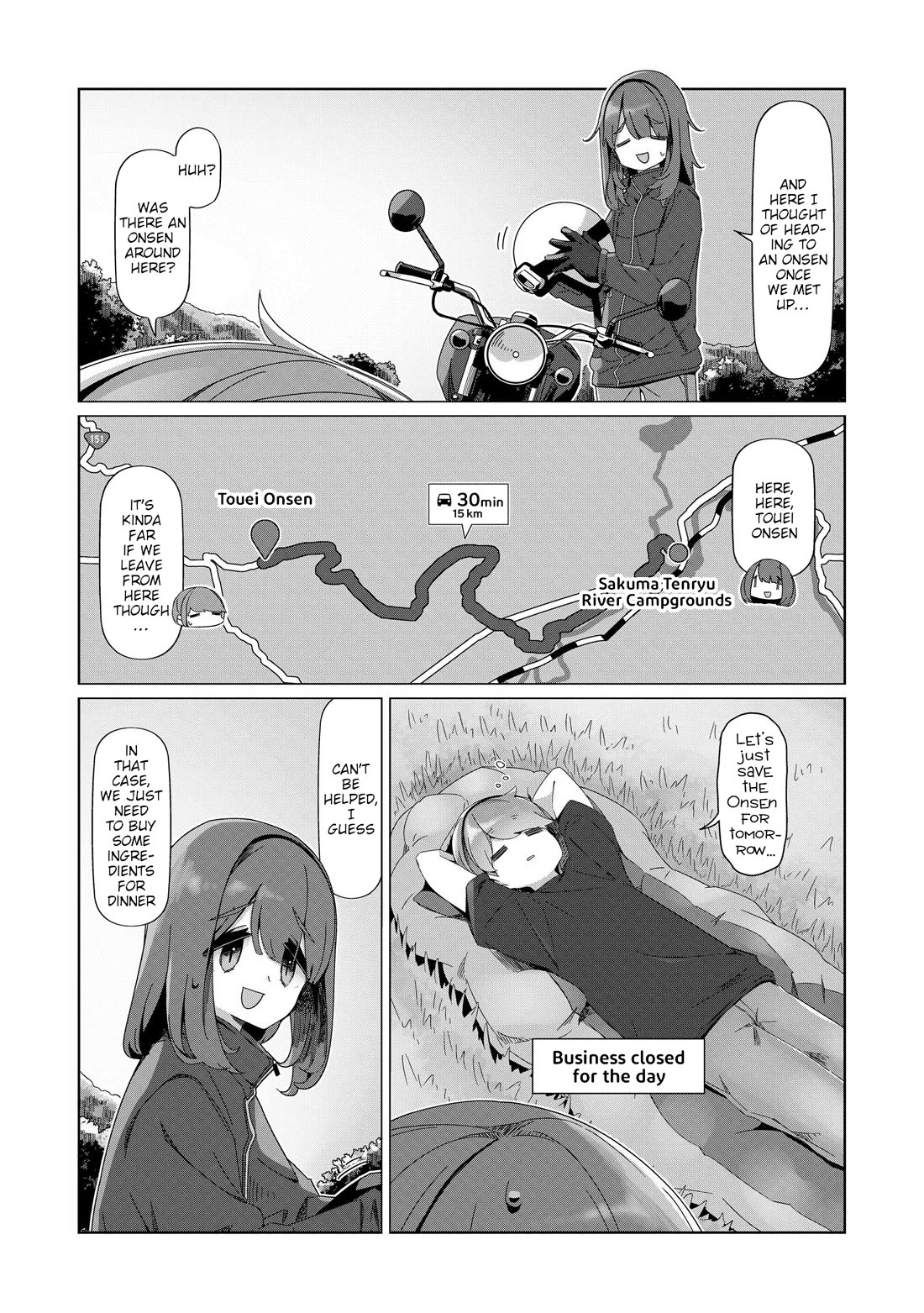 Yurucamp Chapter 99 page 19 - Chapter 99: How Much Farther To Lake Suwa