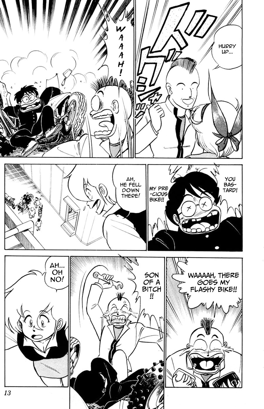Yuu & Mii Chapter 13 page 14 - Chapter 13: Yuu is the School Gang Leader