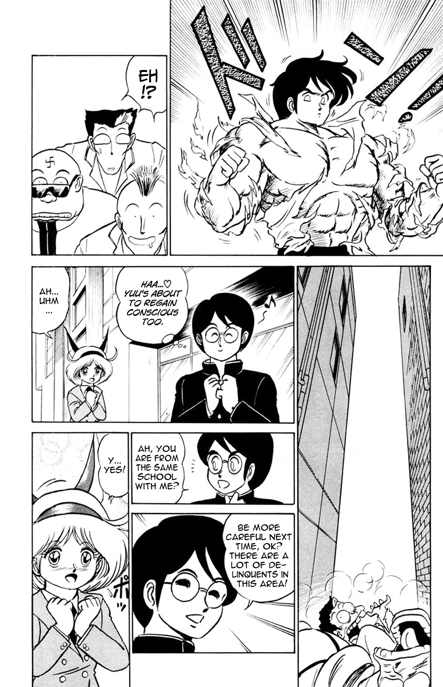 Yuu & Mii Chapter 13 page 17 - Chapter 13: Yuu is the School Gang Leader
