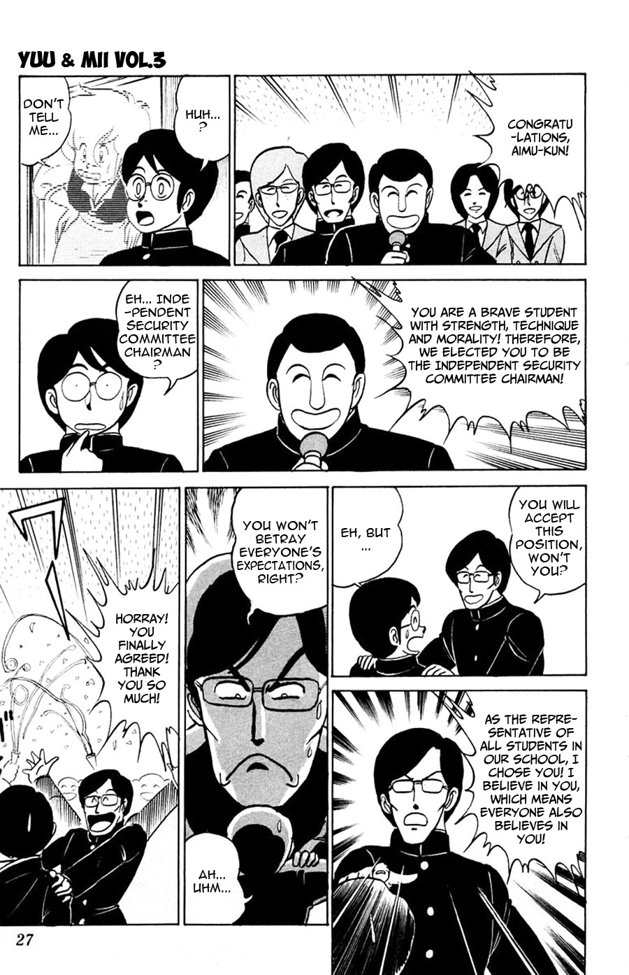 Yuu & Mii Chapter 13 page 28 - Chapter 13: Yuu is the School Gang Leader