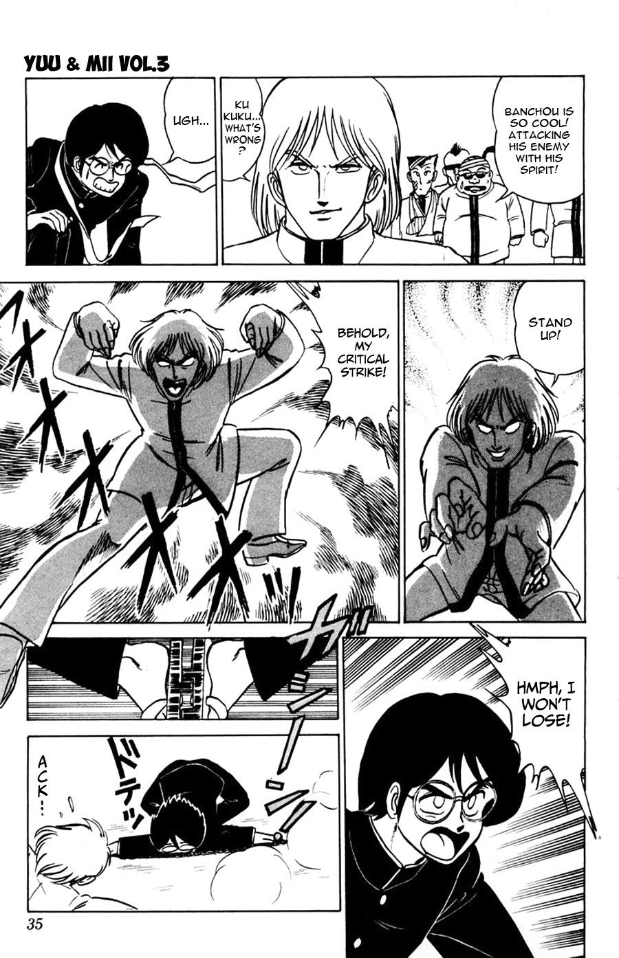 Yuu & Mii Chapter 13 page 36 - Chapter 13: Yuu is the School Gang Leader