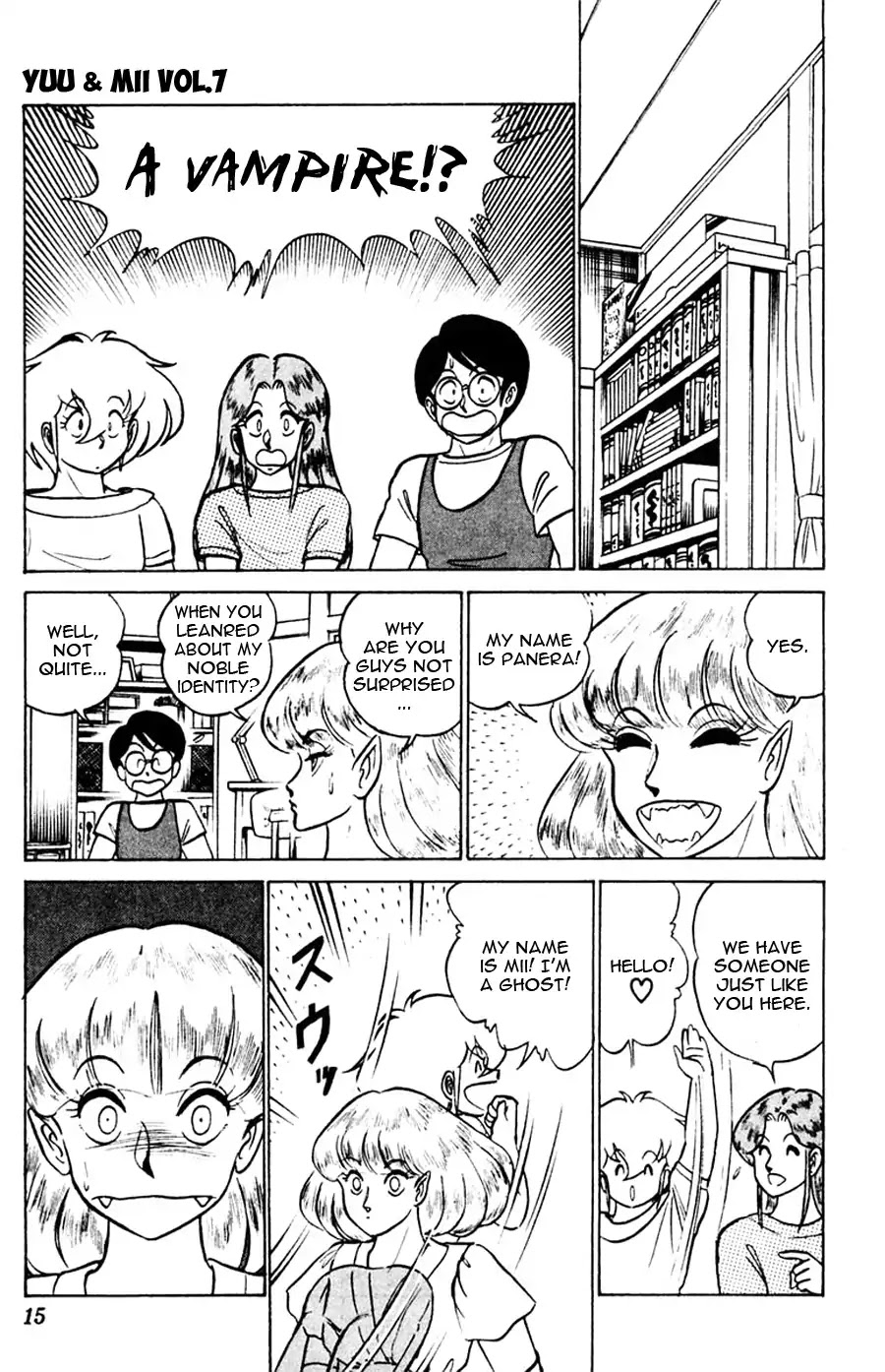 Yuu & Mii Chapter 37 page 16 - Chapter 37: Vampire