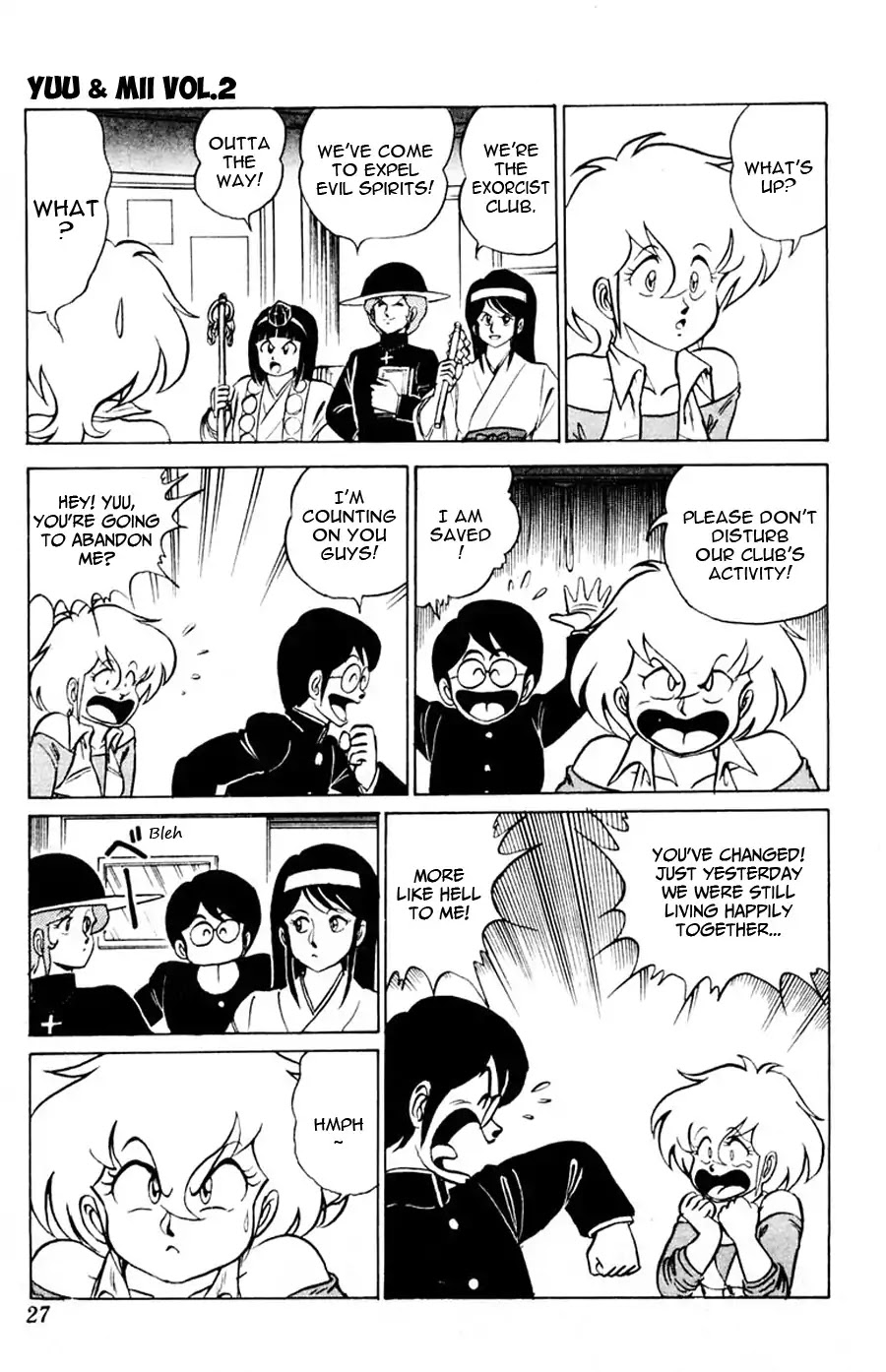 Yuu & Mii Chapter 7 page 28 - Chapter 7: School Chaos