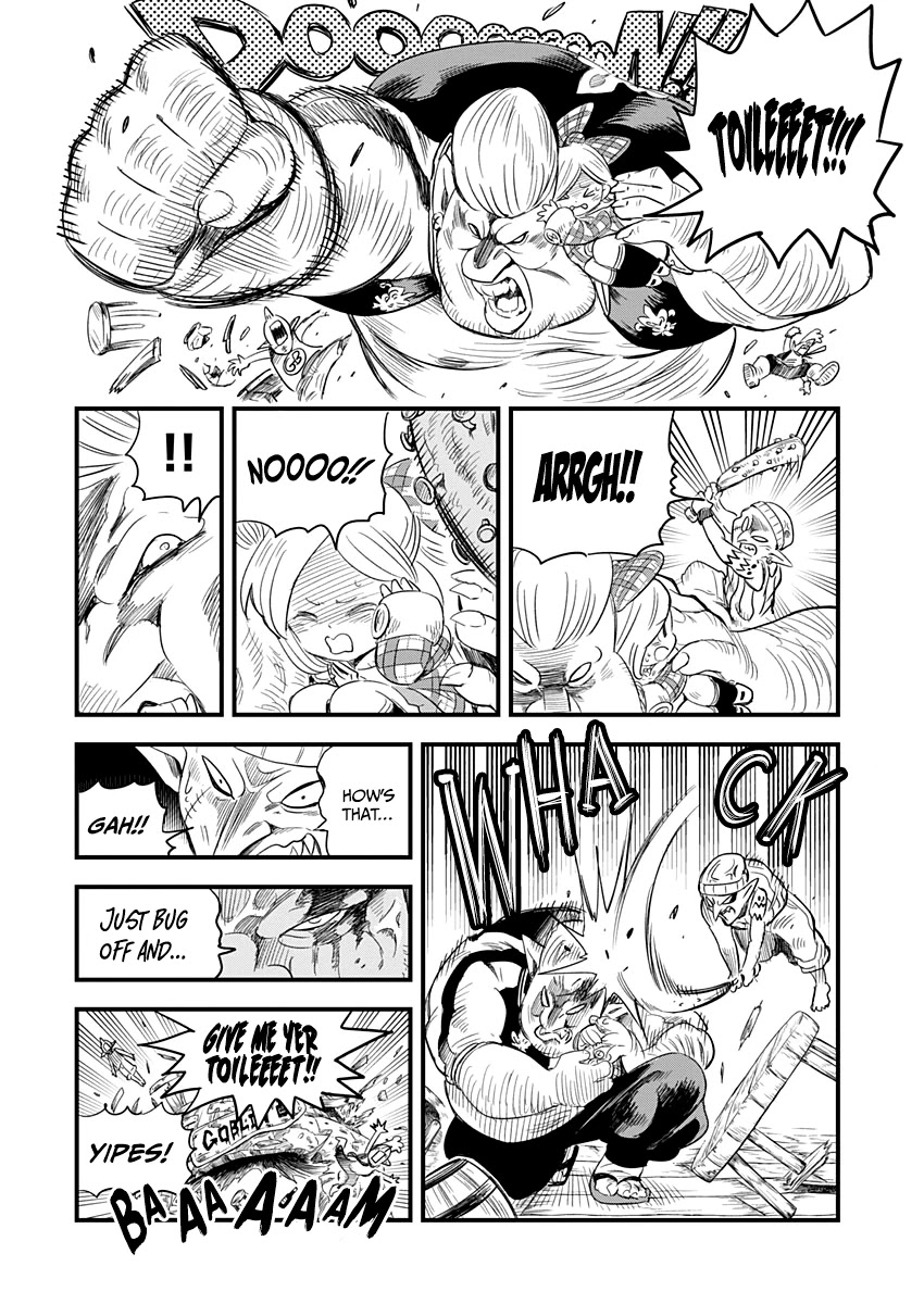 Yuucha to Maou Chapter 6 page 4 - Chapter 6: About to Explode!! Where's the Toilet?!