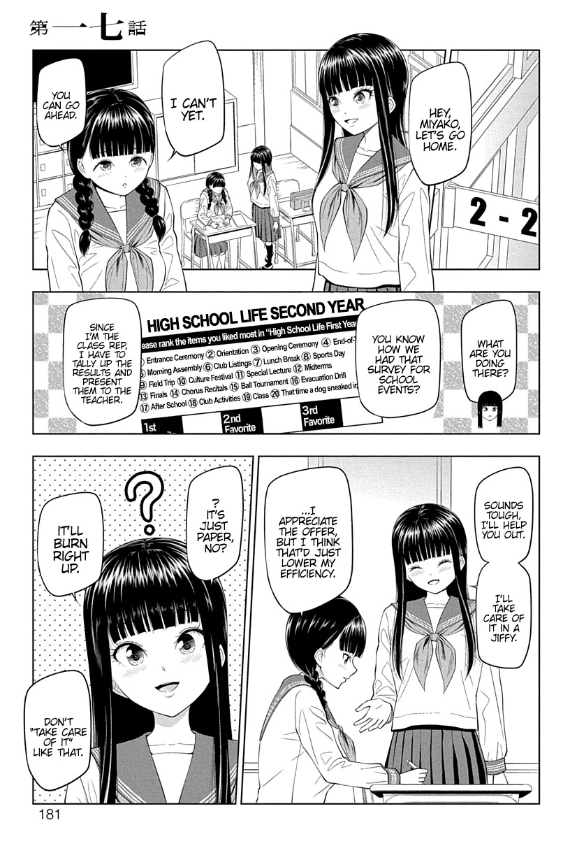 Yuugai Shitei Doukyuusei Chapter 17 page 1 - Chapter 17: Miyakonojou-san Gives a Kiss