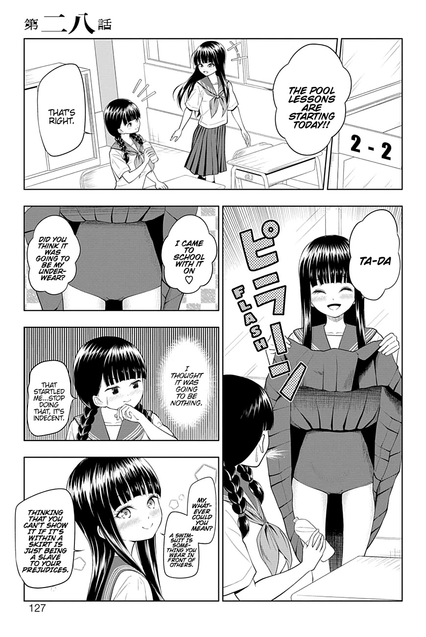 Yuugai Shitei Doukyuusei Chapter 28 page 1 - Chapter 28: Miyakonojou-san Strips Down
