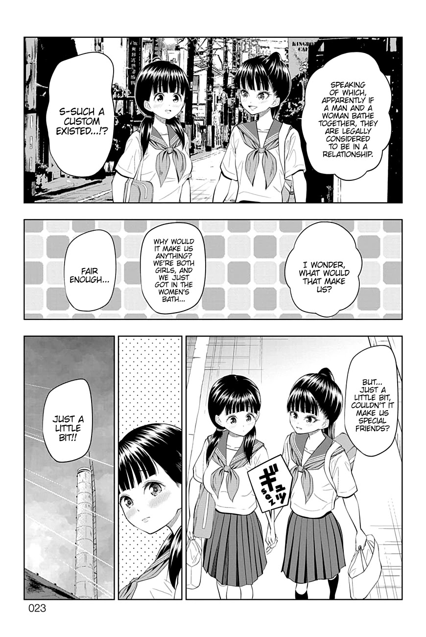 Yuugai Shitei Doukyuusei Chapter 33 page 22 - Chapter 33: Miyakonojou-san Goes to a Bathhouse